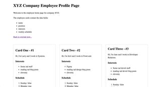 Employee Grid demo page